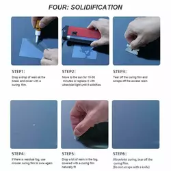 2 tipi di kit di riparazione per il chip del parabrezza